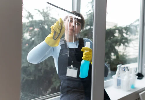 Nettoyage de vitres intérieures et extérieures à Épuisay